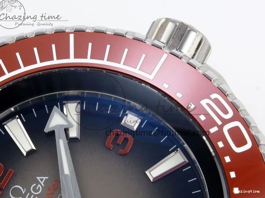 0126 Premium SEAMASTER PLANET OCEAN 6000M ULTRA DEEP 45.5MM SS TF 1:1 BEST EDITION GRAY DIAL ORANGE BEZEL ON RUBBER STRAP A 7761